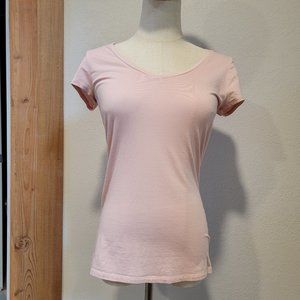 Ann Taylor, Pink, Short Sleeve Top, XSmall, Cotton Blend.  V-Neck.  Exc. Cond!